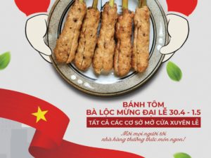 Bánh tôm bà lộc mở cửa xuyên lễ