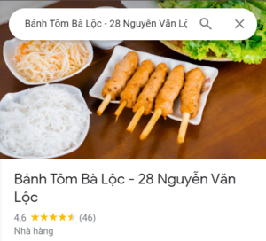 Review chân thực quán Bánh Tôm Bà Lộc Nguyễn Văn Lộc - Hà Đông Review chân thực quán Bánh Tôm Bà Lộc Nguyễn Văn Lộc - Hà Đông