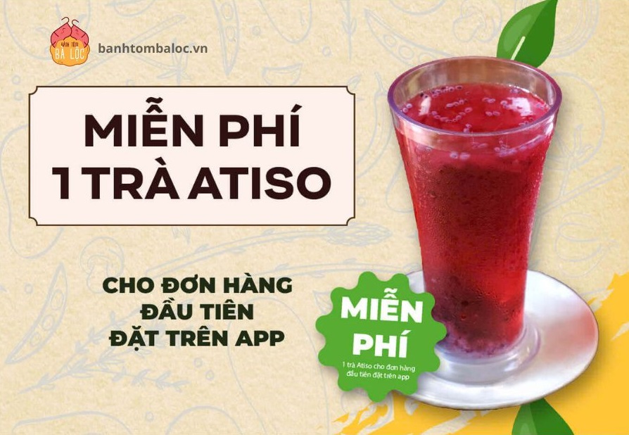 Tải App Bánh Tôm Bà Lộc–Đặt món nhanh, nhận ngay trà Atiso miễn phí